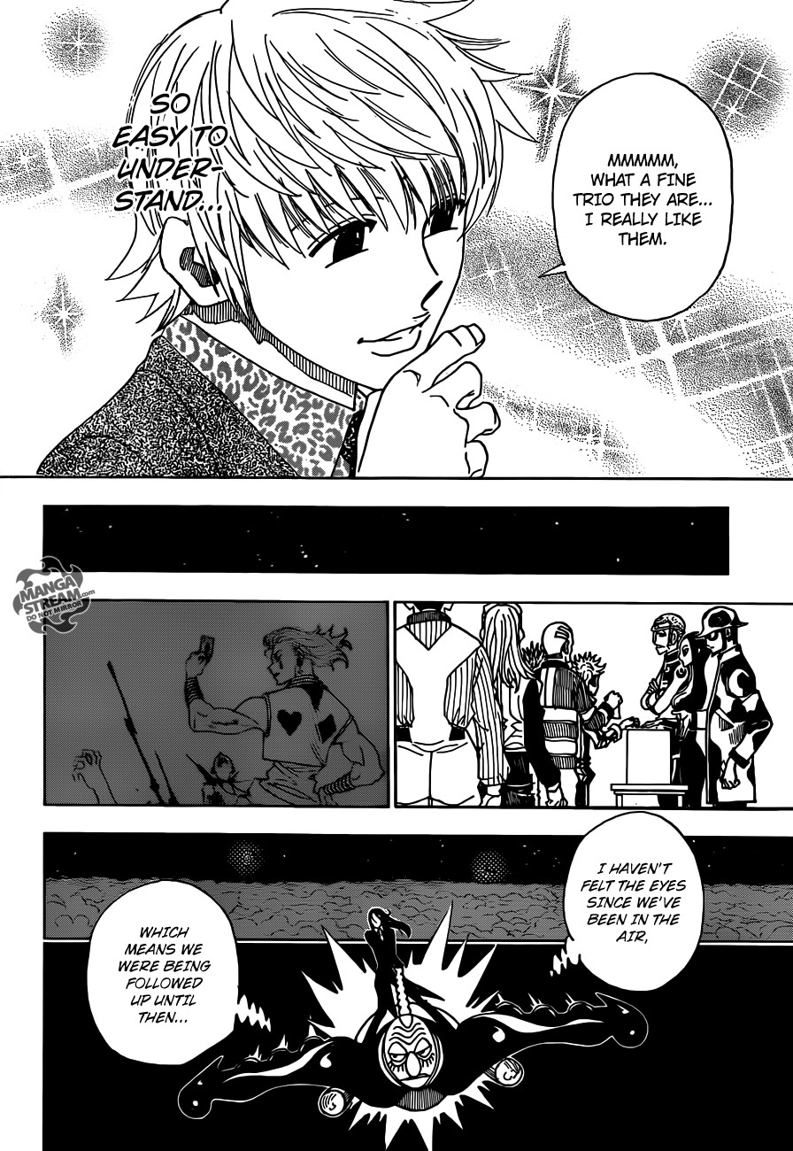 Hunter x Hunter Manga Chapter 329 page 14 - Spy