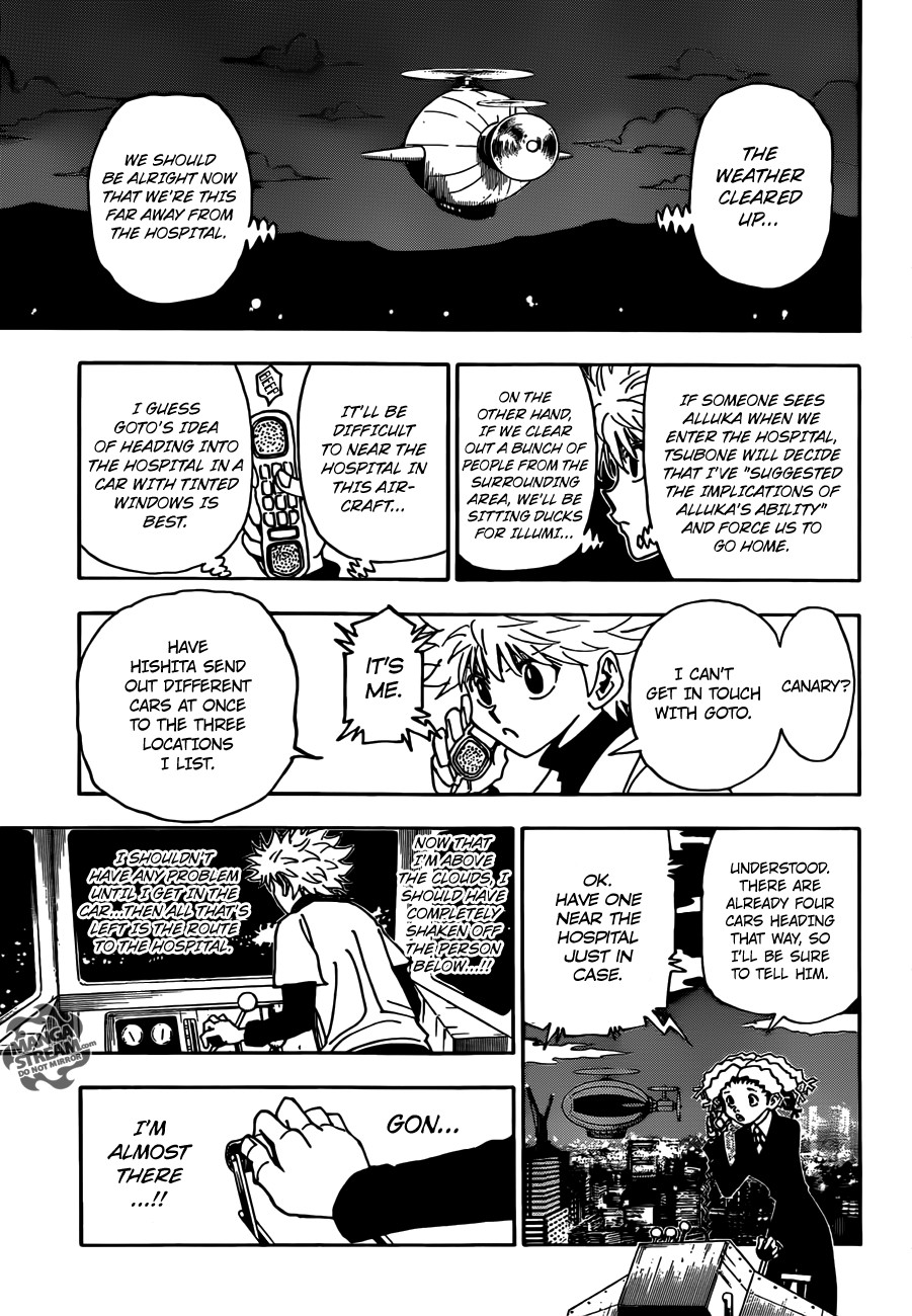 Hunter x Hunter Manga Chapter 329 page 15 - Spy