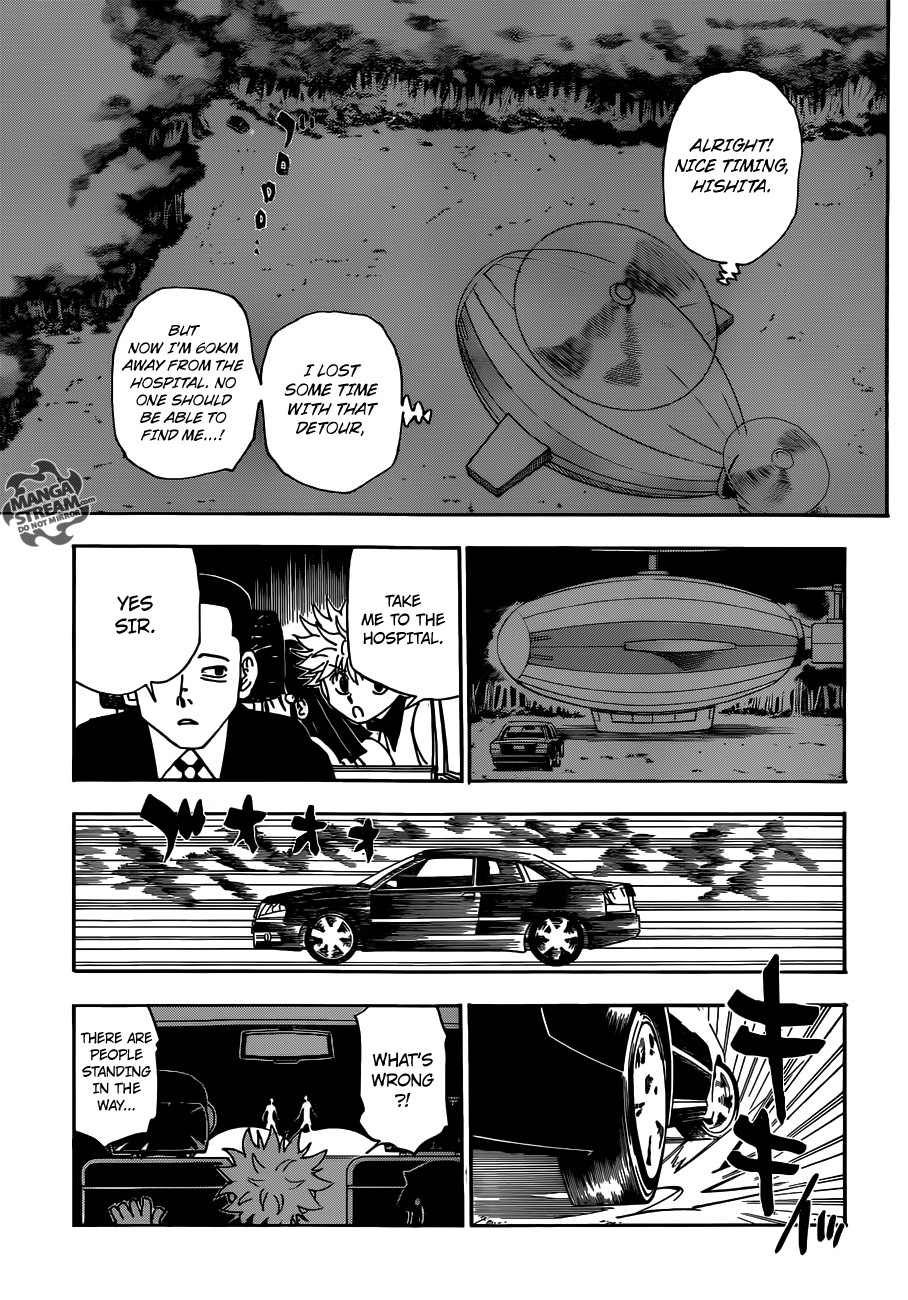 Hunter x Hunter Manga Chapter 329 page 17 - Spy