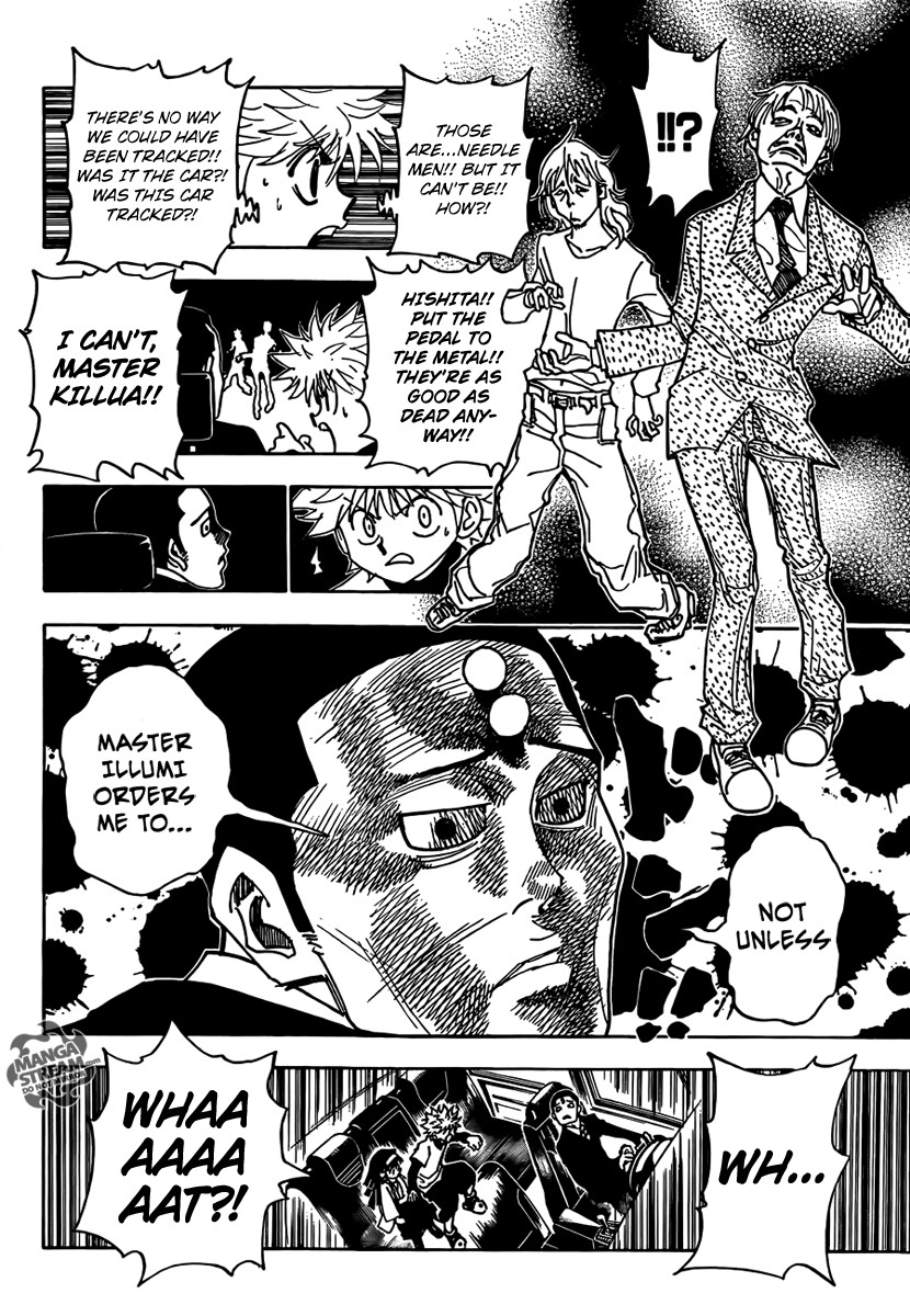 Hunter x Hunter Manga Chapter 329 page 18 - Spy