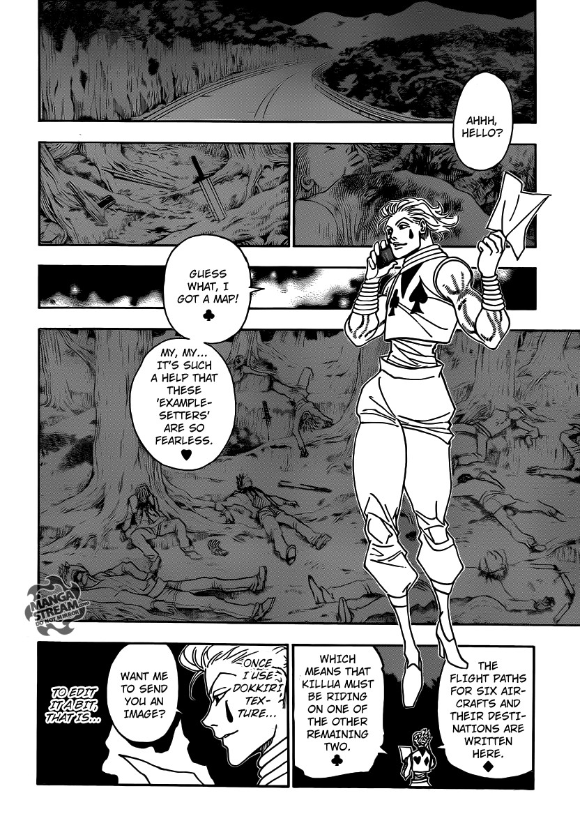 Hunter x Hunter Manga Chapter 329 page 6 - Spy