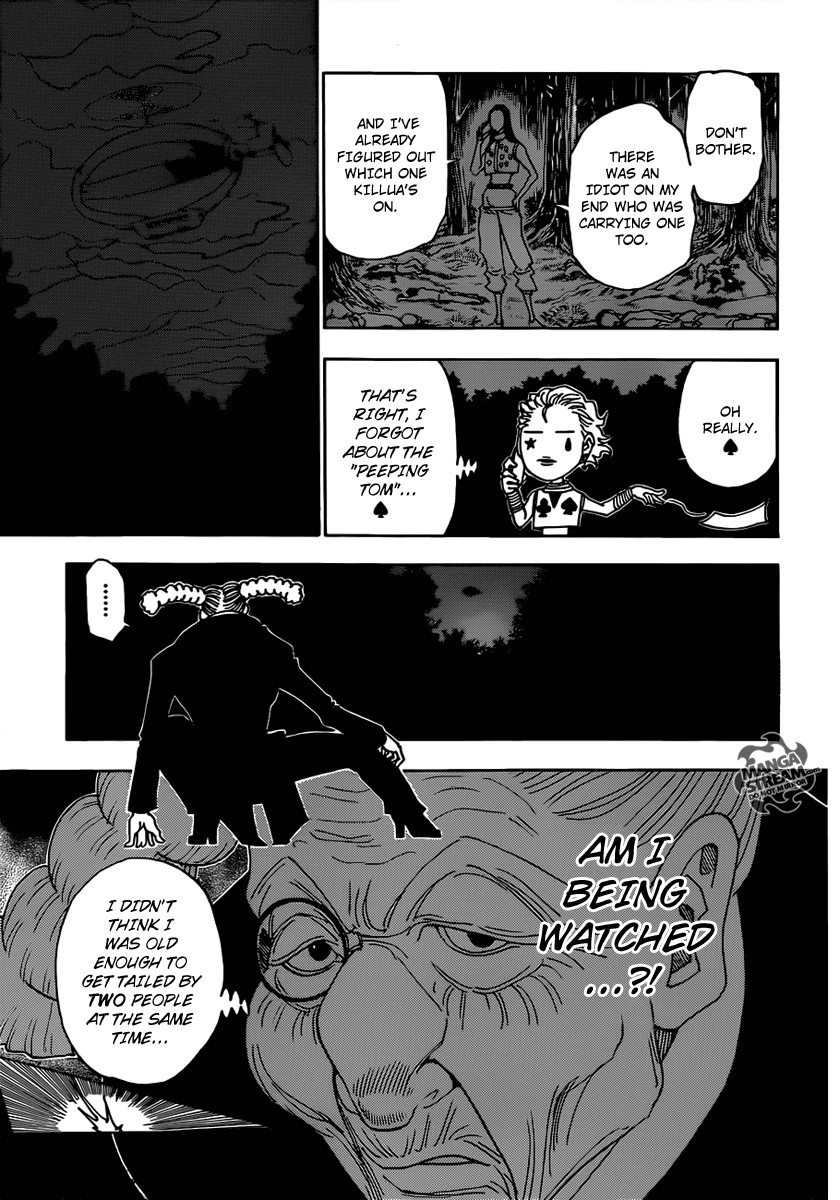 Hunter x Hunter Manga Chapter 329 page 7 - Spy