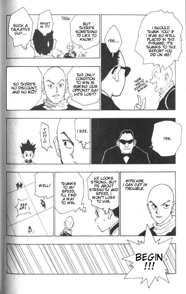Hunter x Hunter Manga Chapter 33 page 11 - The Final Test Begins!