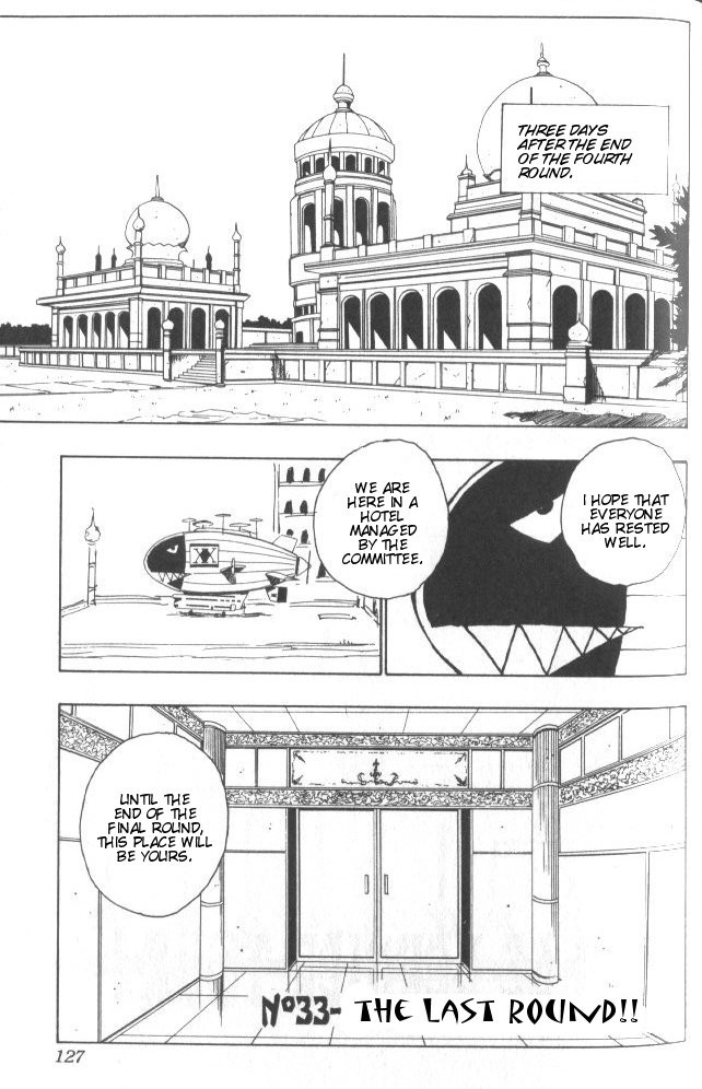 Hunter x Hunter Manga Chapter 33 page 2 - The Final Test Begins!