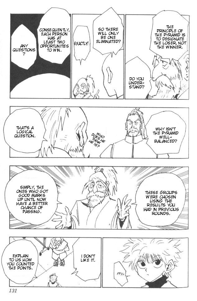 Hunter x Hunter Manga Chapter 33 page 6 - The Final Test Begins!
