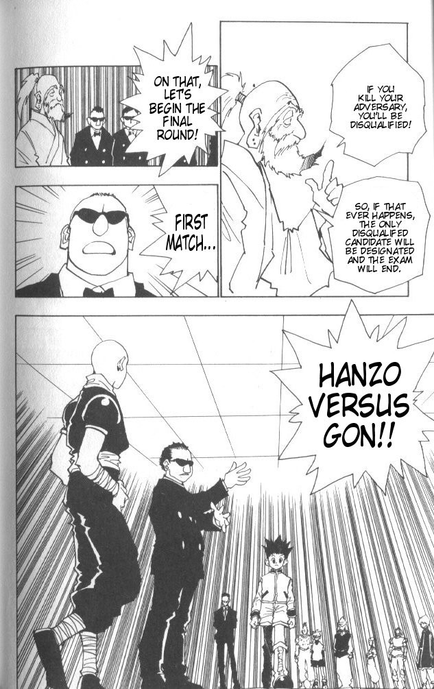 Hunter x Hunter Manga Chapter 33 page 9 - The Final Test Begins!