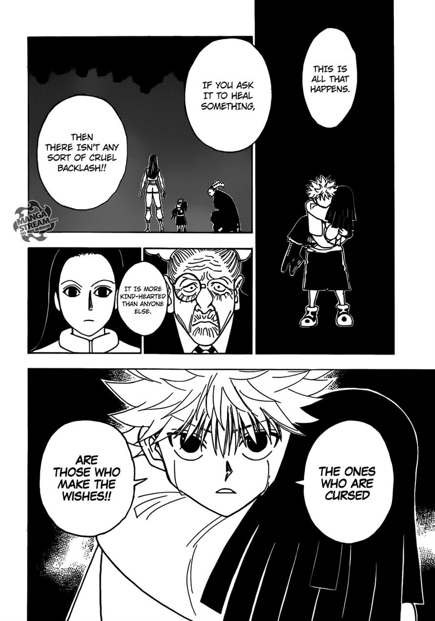 Hunter x Hunter Manga Chapter 330 page 13 - Confession