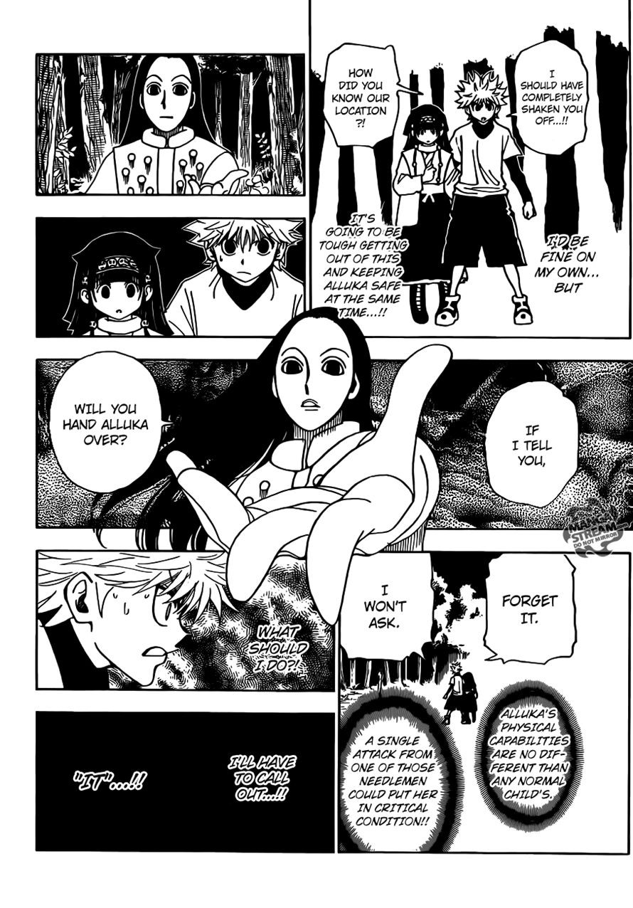 Hunter x Hunter Manga Chapter 330 page 3 - Confession