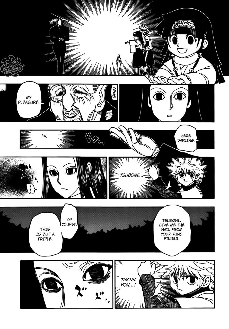 Hunter x Hunter Manga Chapter 330 page 6 - Confession