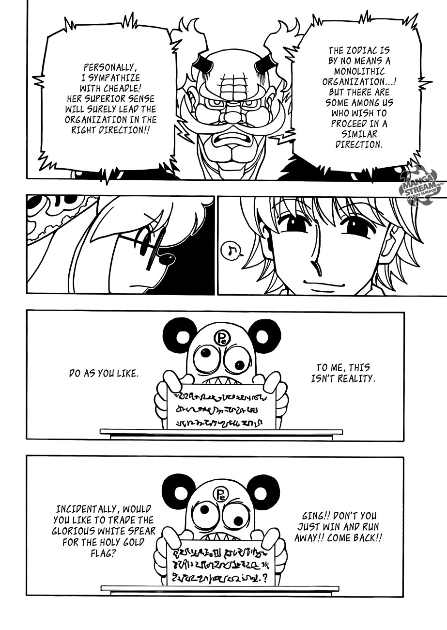 Hunter x Hunter Manga Chapter 331 page 12 - Day of Reckoning