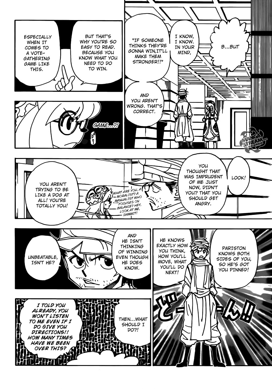 Hunter x Hunter Manga Chapter 331 page 4 - Day of Reckoning