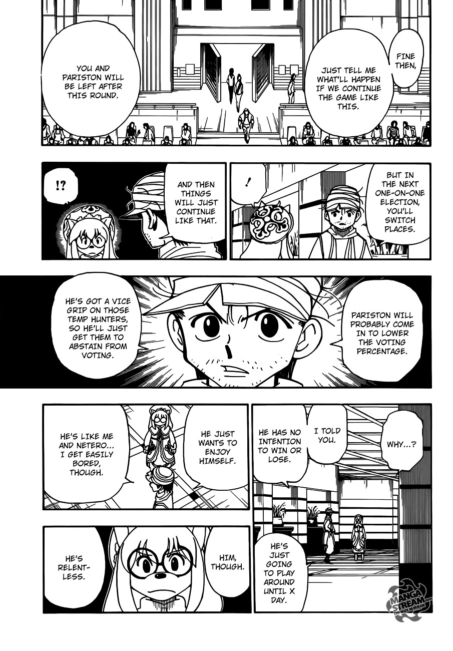 Hunter x Hunter Manga Chapter 331 page 5 - Day of Reckoning
