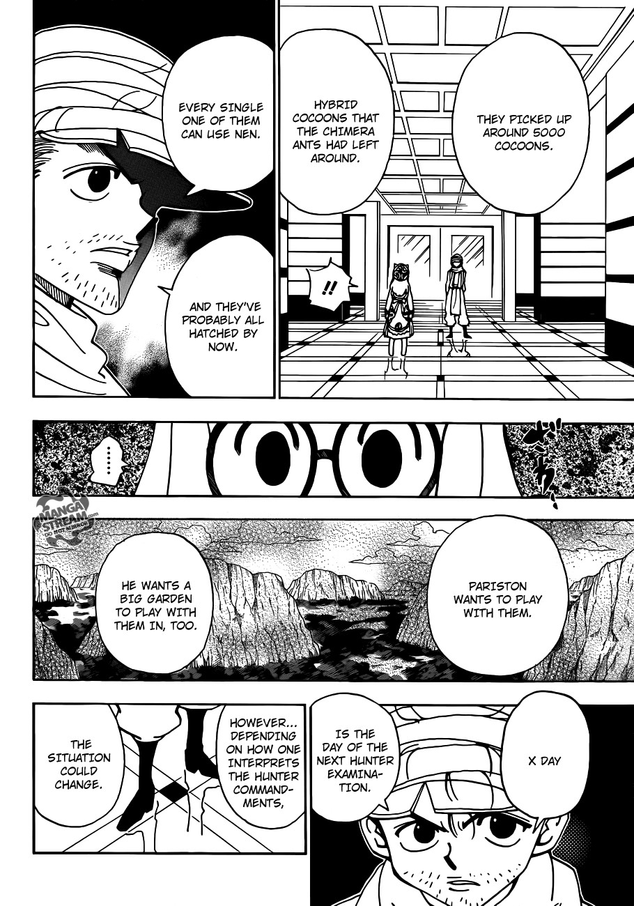 Hunter x Hunter Manga Chapter 331 page 8 - Day of Reckoning