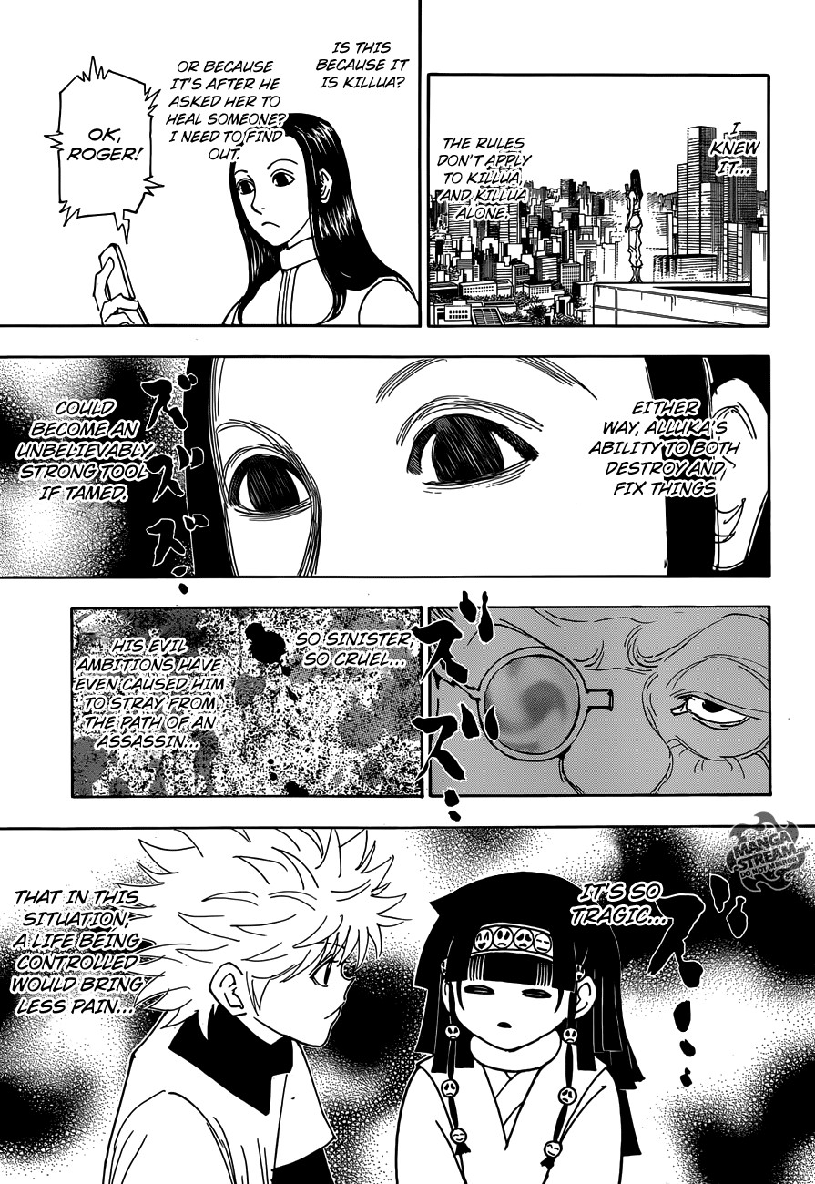 Hunter x Hunter Manga Chapter 332 page 11 - Applause