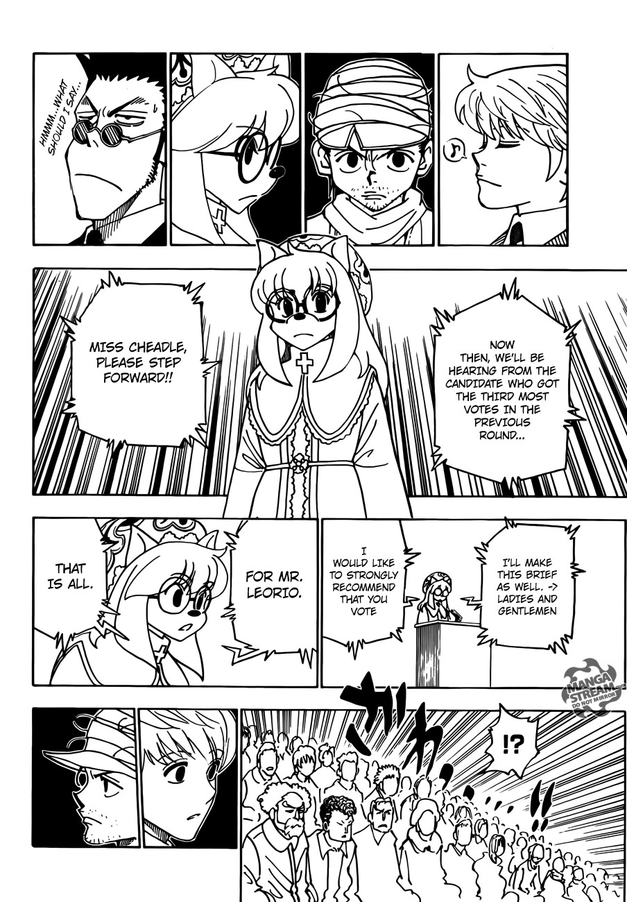 Hunter x Hunter Manga Chapter 332 page 2 - Applause