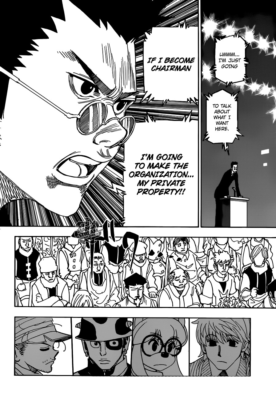 Hunter x Hunter Manga Chapter 332 page 6 - Applause