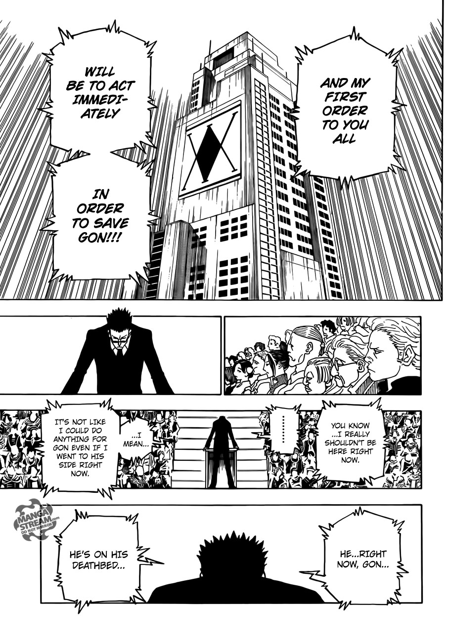 Hunter x Hunter Manga Chapter 332 page 7 - Applause