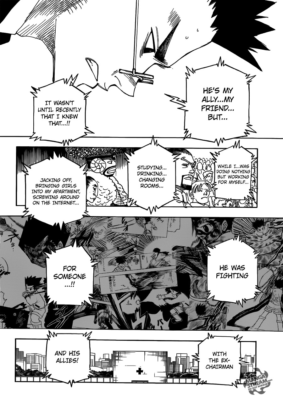 Hunter x Hunter Manga Chapter 332 page 8 - Applause