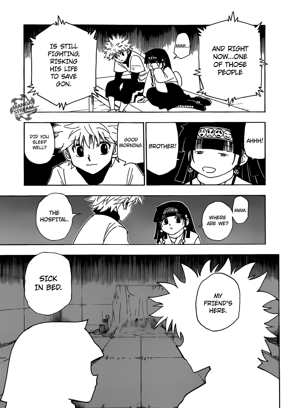 Hunter x Hunter Manga Chapter 332 page 9 - Applause