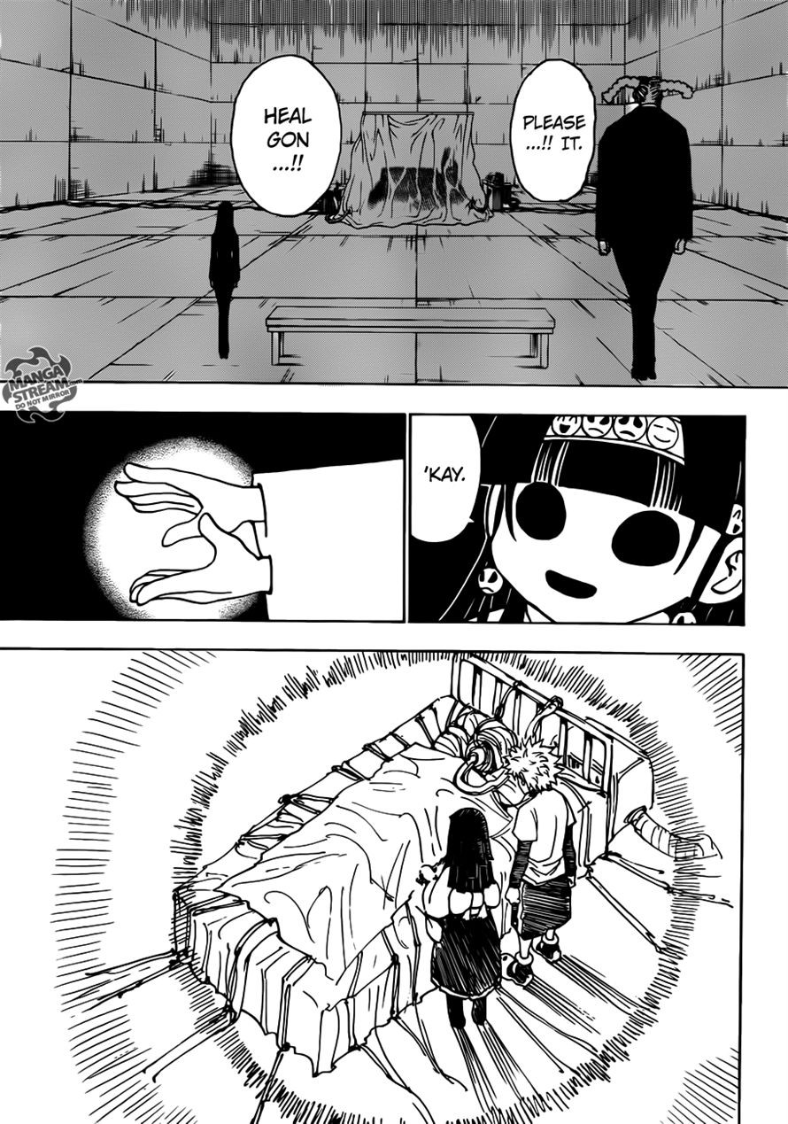 Hunter x Hunter Manga Chapter 333 page 11 - Rumble