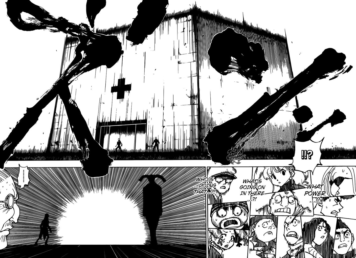 Hunter x Hunter Manga Chapter 333 page 12 - Rumble