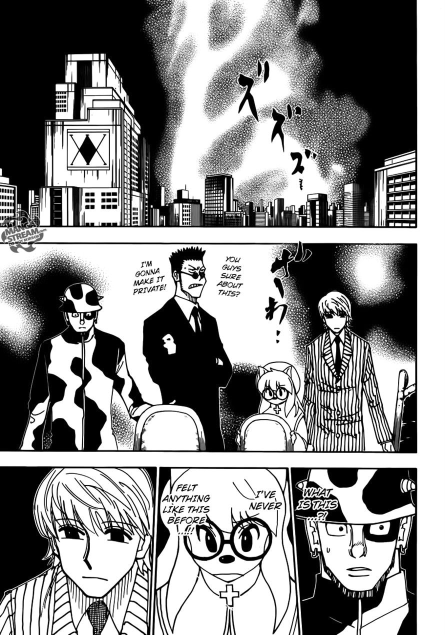 Hunter x Hunter Manga Chapter 333 page 16 - Rumble