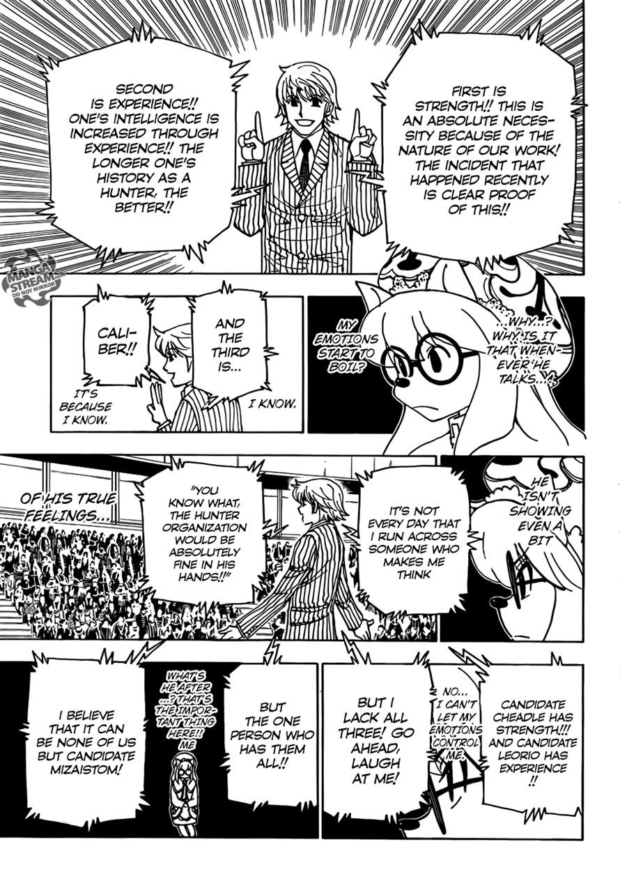 Hunter x Hunter Manga Chapter 333 page 3 - Rumble