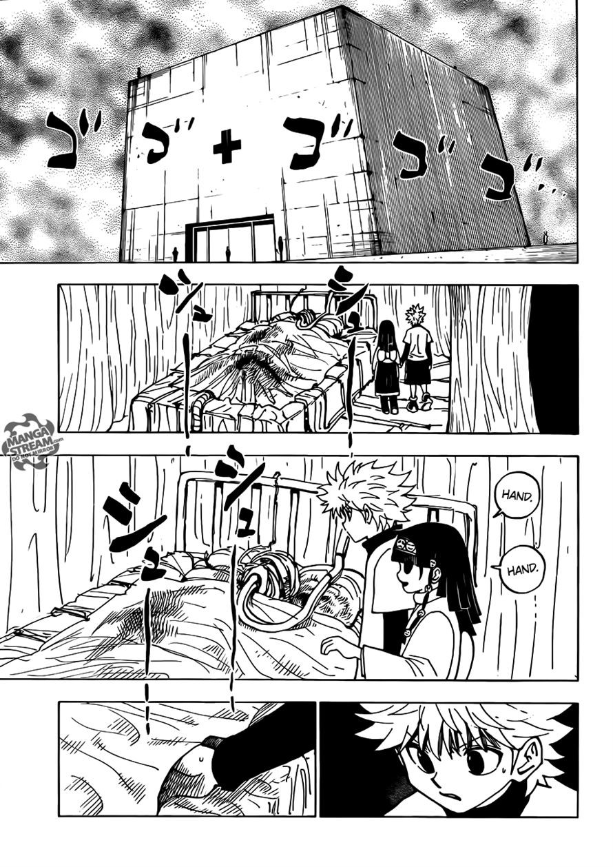 Hunter x Hunter Manga Chapter 333 page 9 - Rumble
