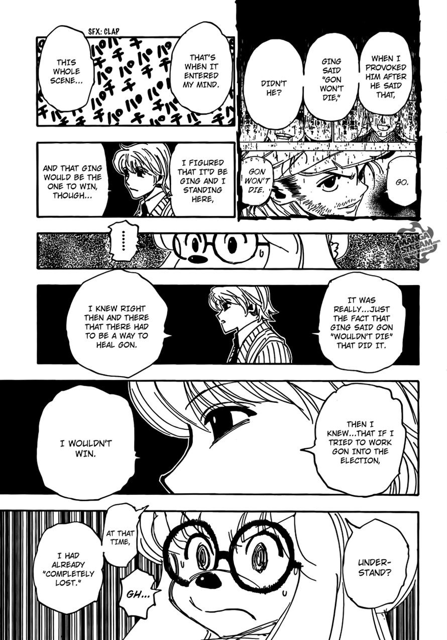 Hunter x Hunter Manga Chapter 334 page 15 - Total Defeat