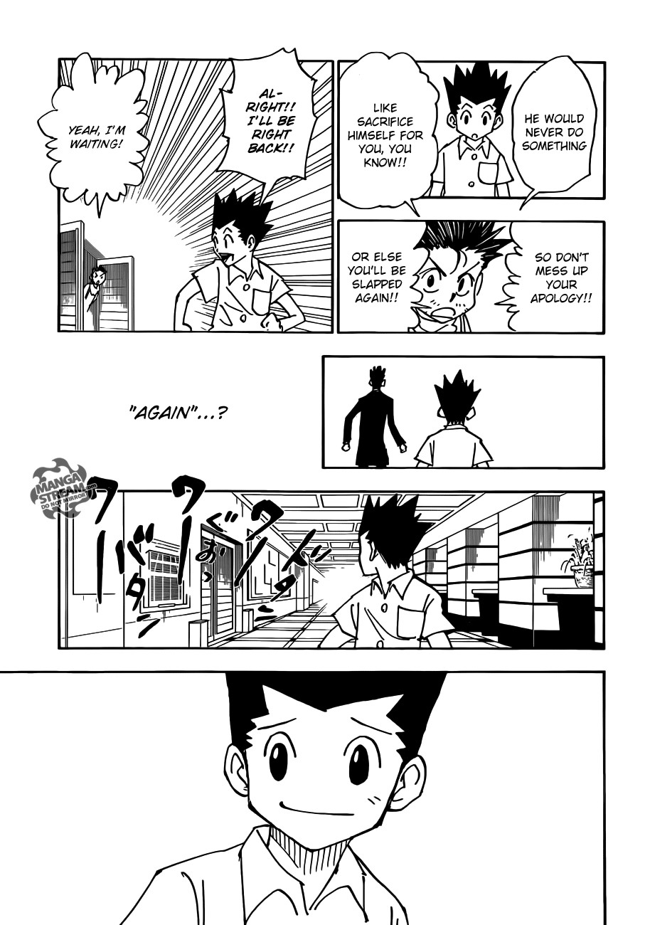 Hunter x Hunter Manga Chapter 335 page 13 - Decision