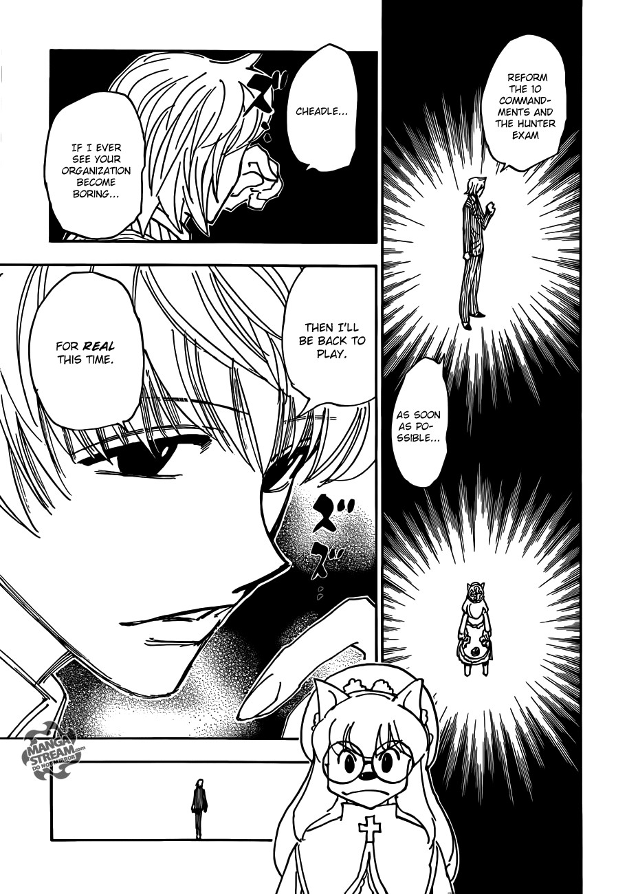 Hunter x Hunter Manga Chapter 335 page 17 - Decision