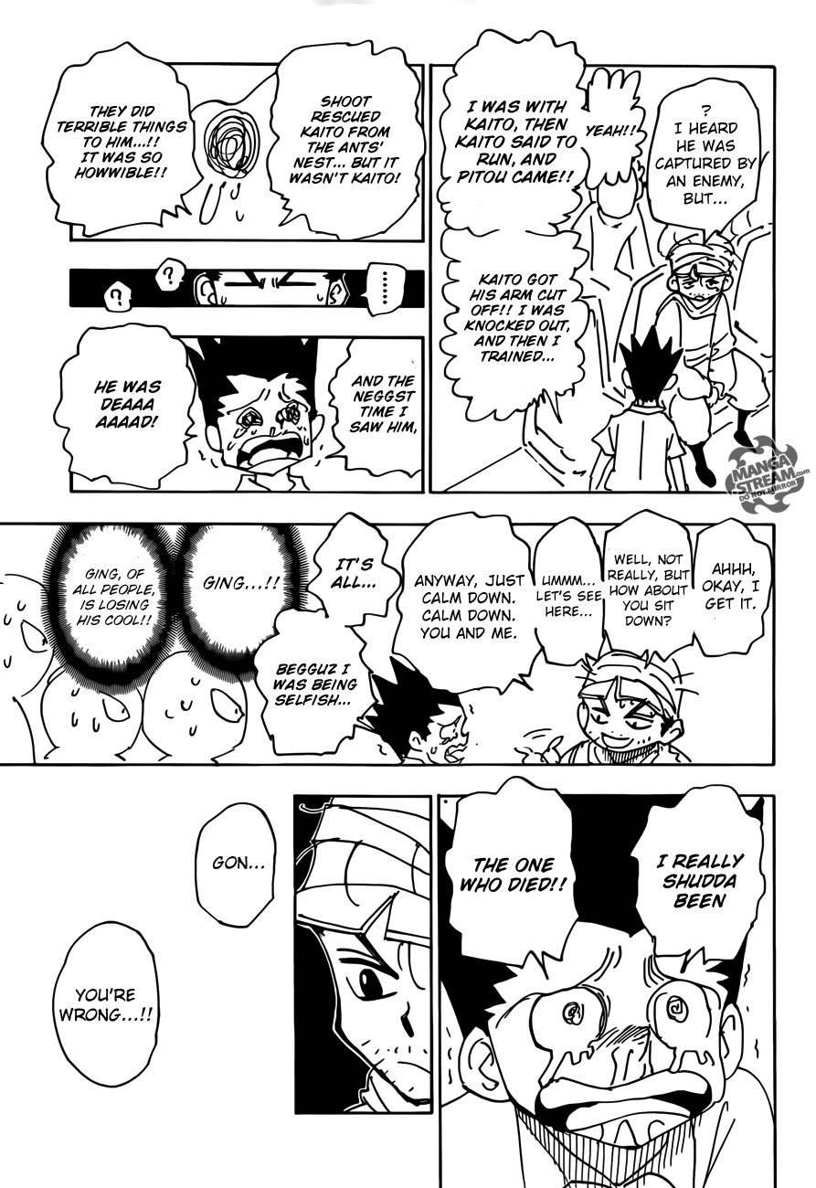 Hunter x Hunter Manga Chapter 335 page 3 - Decision