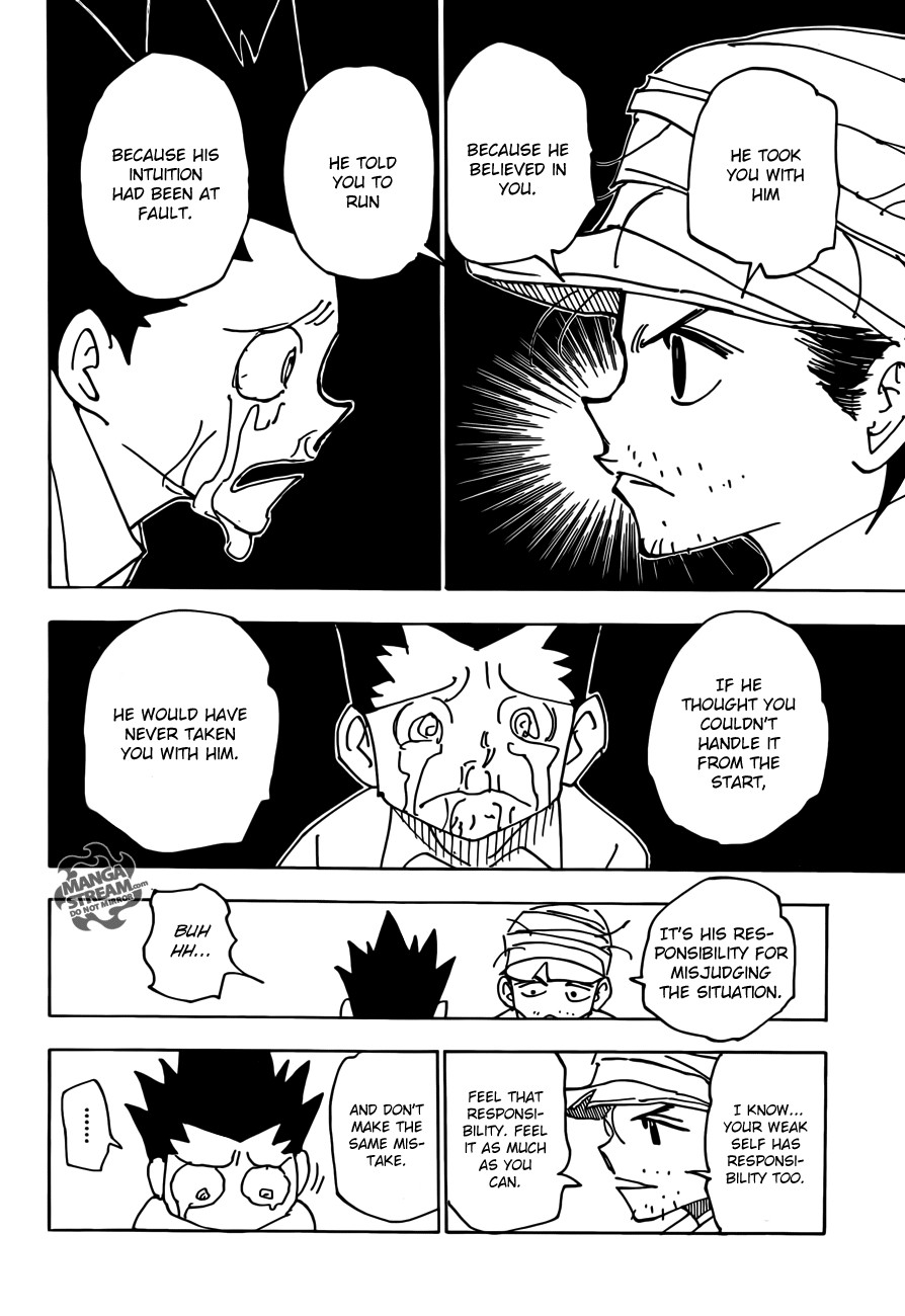 Hunter x Hunter Manga Chapter 335 page 4 - Decision