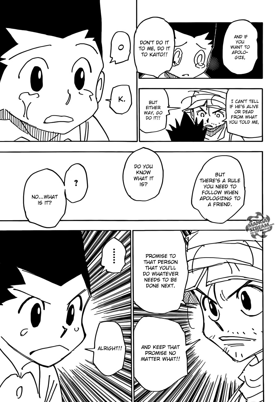 Hunter x Hunter Manga Chapter 335 page 5 - Decision