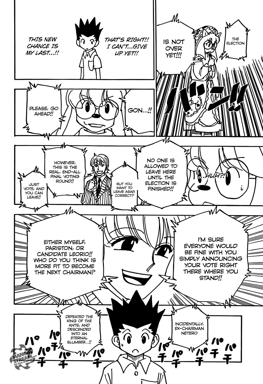 Hunter x Hunter Manga Chapter 335 page 8 - Decision