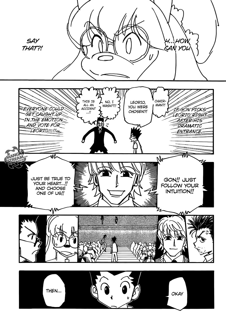 Hunter x Hunter Manga Chapter 335 page 9 - Decision
