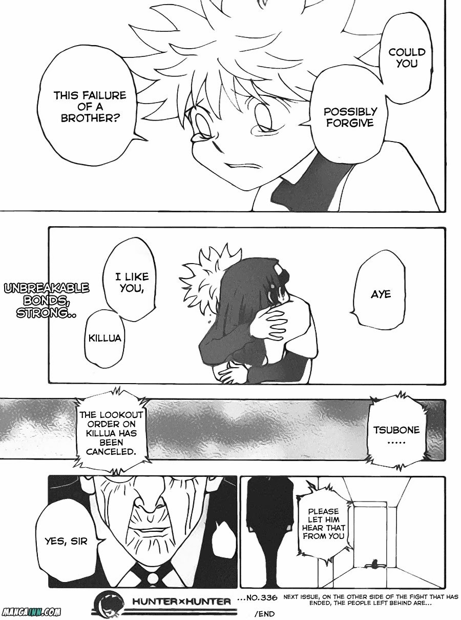 Hunter x Hunter Manga Chapter 336 page 19 - Release