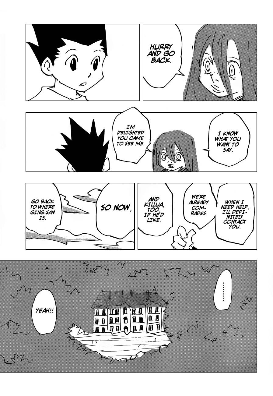 Hunter x Hunter Manga Chapter 337 page 17 - Repentance