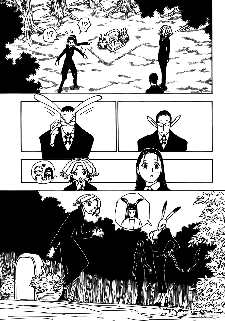 Hunter x Hunter Manga Chapter 339 page 16 - Stillness
