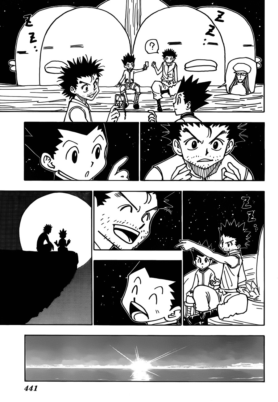 Hunter x Hunter Manga Chapter 339 page 4 - Stillness