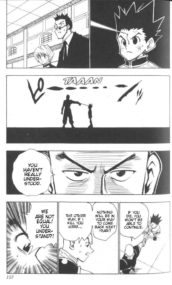 Hunter x Hunter Manga Chapter 34 page 12 - The First Candidate Accepted?!