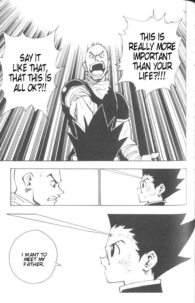 Hunter x Hunter Manga Chapter 34 page 14 - The First Candidate Accepted?!