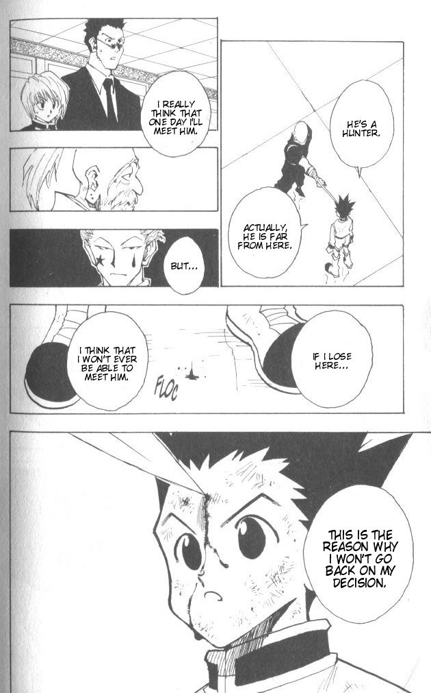 Hunter x Hunter Manga Chapter 34 page 15 - The First Candidate Accepted?!