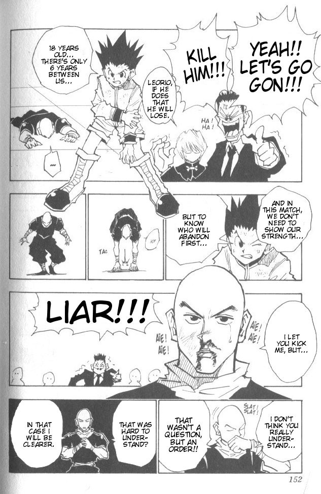 Hunter x Hunter Manga Chapter 34 page 7 - The First Candidate Accepted?!
