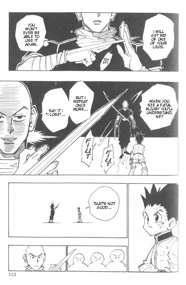 Hunter x Hunter Manga Chapter 34 page 8 - The First Candidate Accepted?!