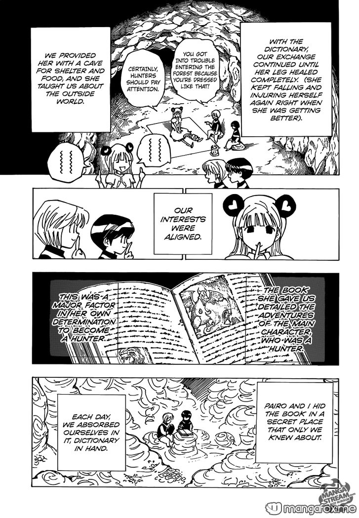 Hunter x Hunter Manga Chapter 340.5 page 14 - Kurapika's Memories (Part 1)