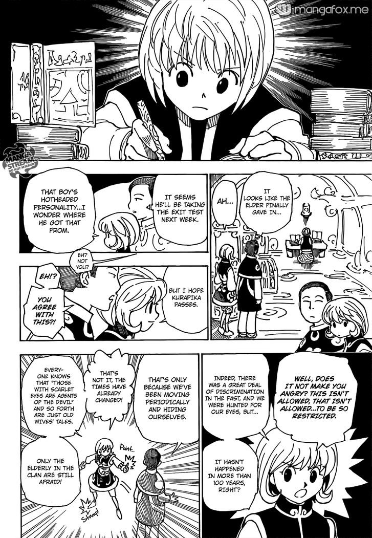 Hunter x Hunter Manga Chapter 340.5 page 19 - Kurapika's Memories (Part 1)