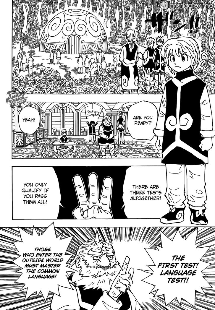 Hunter x Hunter Manga Chapter 340.5 page 21 - Kurapika's Memories (Part 1)