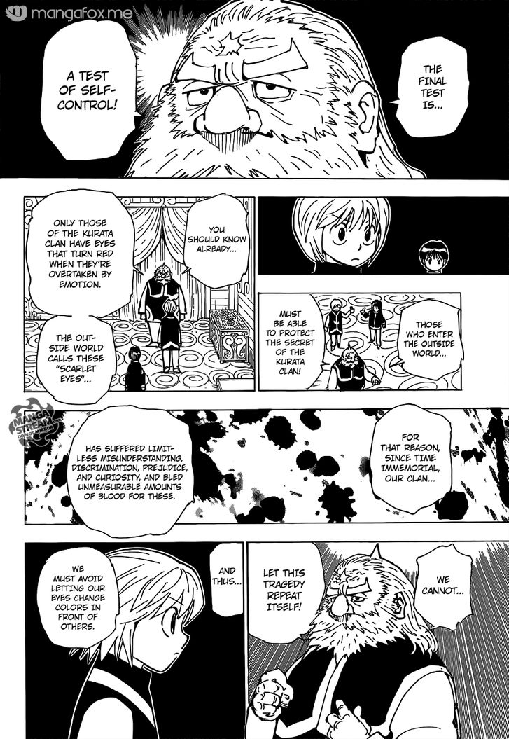 Hunter x Hunter Manga Chapter 340.5 page 23 - Kurapika's Memories (Part 1)