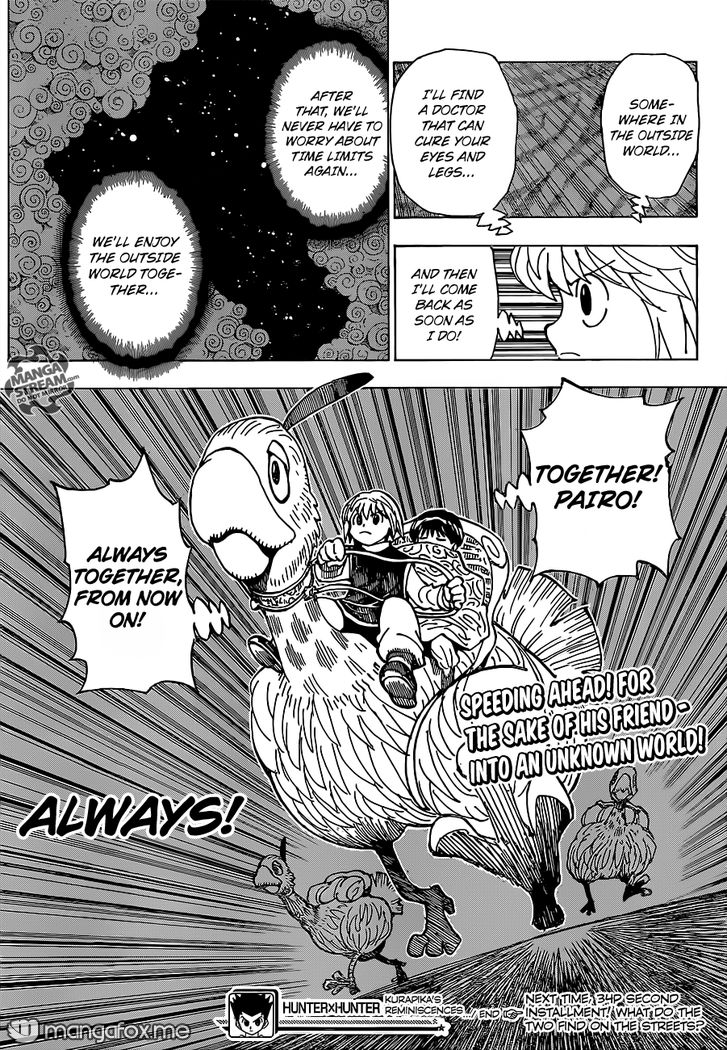 Hunter x Hunter Manga Chapter 340.5 page 32 - Kurapika's Memories (Part 1)